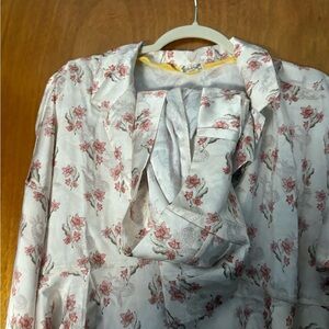 Free People Floralnpajama set short Accents pajama set